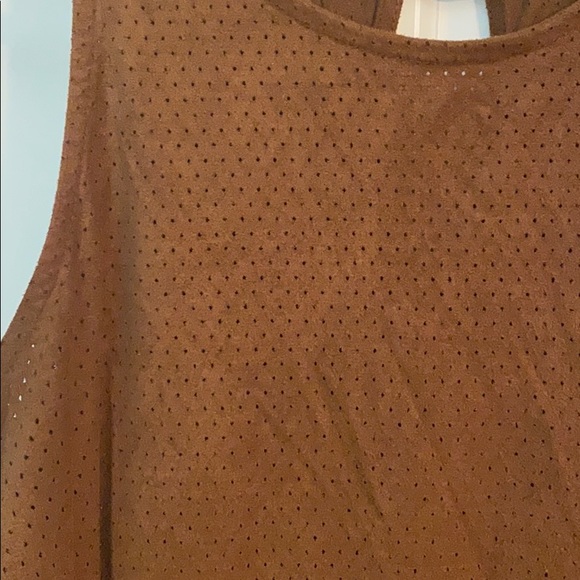 Suede brown tunic - Picture 3 of 3